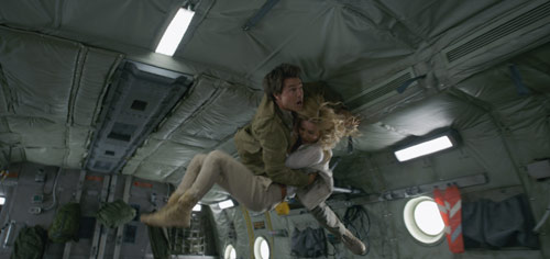 Die Mumie Tom Cruise und Annabelle Wallis beim Flugzeugabsturz