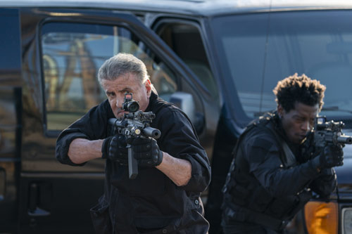 Sylvester Stallone in Action in "Armor"