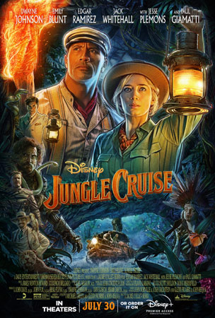 Jungle Cruise mit Dwayne Johnson und Emily Blunt Poster
