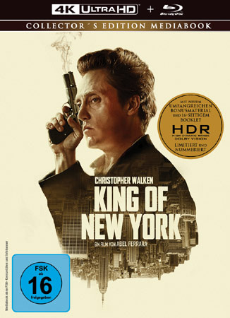 Das Mediabook zu "King of New York Das Mediabook zu "King of New York