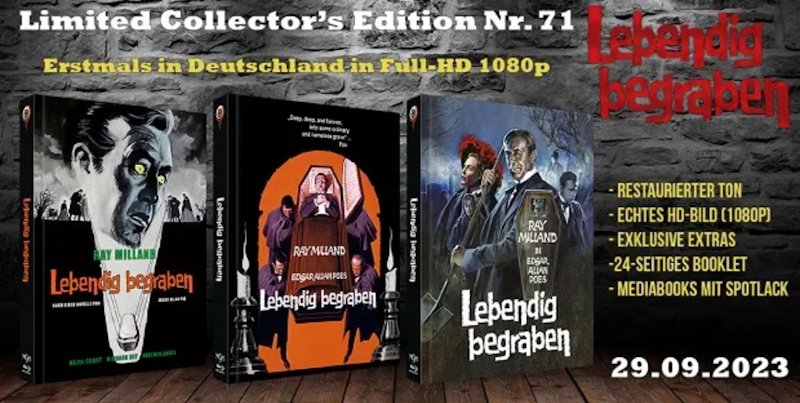 Lebendig begraben Mediabooks