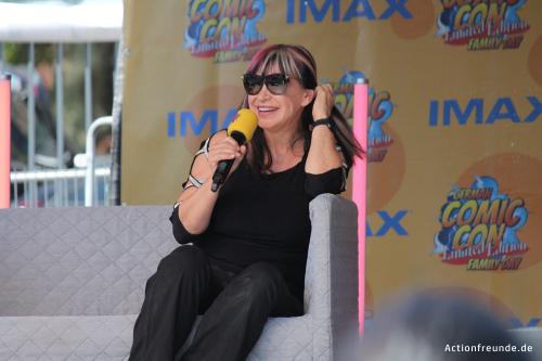 Cynthia Rothrock bei ihrem Panel.