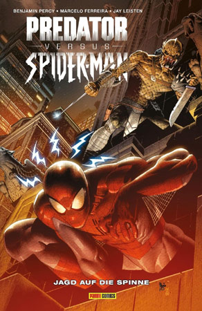Predator versus Spider-Man Artwork