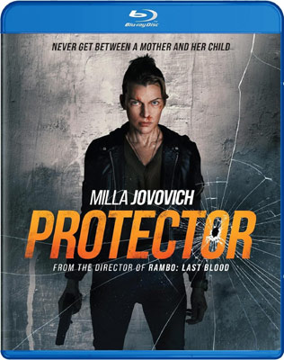Milla Jovovich in "Protector" Blu-ray-Cover Milla Jovovich in "Protector" Blu-ray-Cover