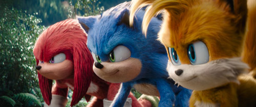 Knuckles, Sonic und Tails bilden Team Sonic