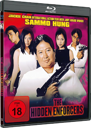 The Hidden Enforcers bietet blutige Balleraction Blu-ray-Cover