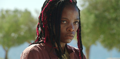 Lily Banda als Wael in "The Hunted Survivors" Lily Banda als Wael in "The Hunted Survivors"